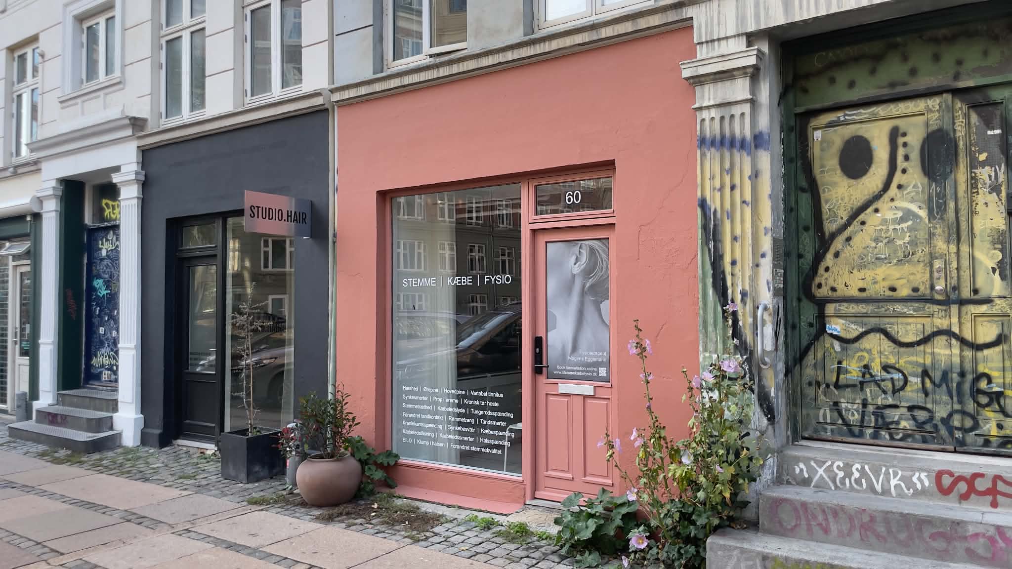 Klinikkens facade på Dybbølsgade 60